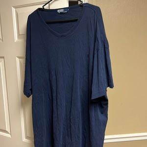 polo ralph lauren 3xb blue v neck tshirt